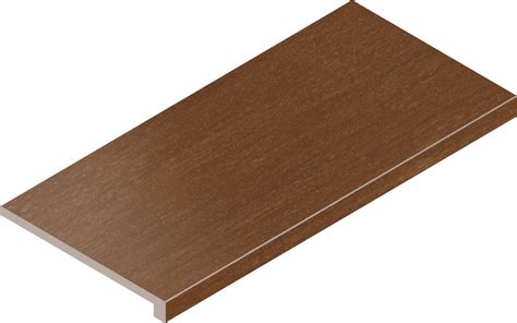 Surface Corten Scalino Angolare Destro Pezzo Speciale In Gres