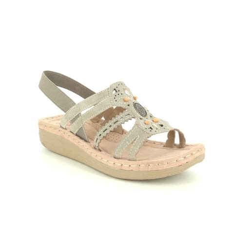 Earth Spirit Portland Taupe Suede Womens Comfortable Sandals 30556 50