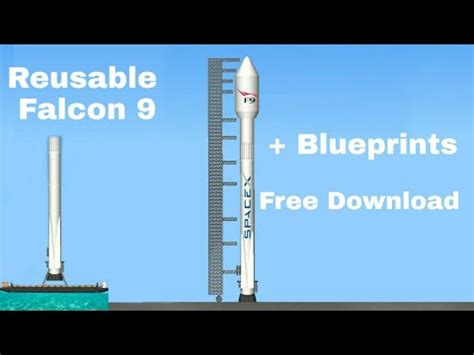 Reusable Falcon Blueprint Dowlnoad Sfs Space Flight Simulator Youtube