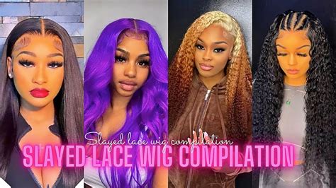 Lace Front Wig Installation Compilation Youtube