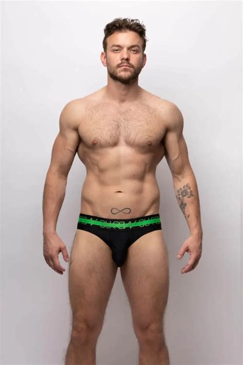 SUKREW Highlight Brief Mens Silky Fabric Briefs Underwear