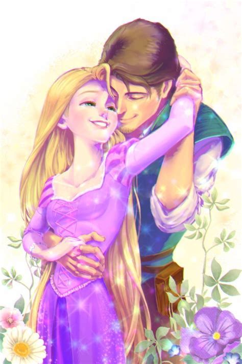 Rapunzel And Flynn Fan Art Theyre So Adorable Disney Fanart