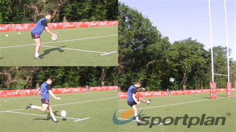 Drop Kick with Target Kicking - Rugby Drills, Rugby | Sportplan