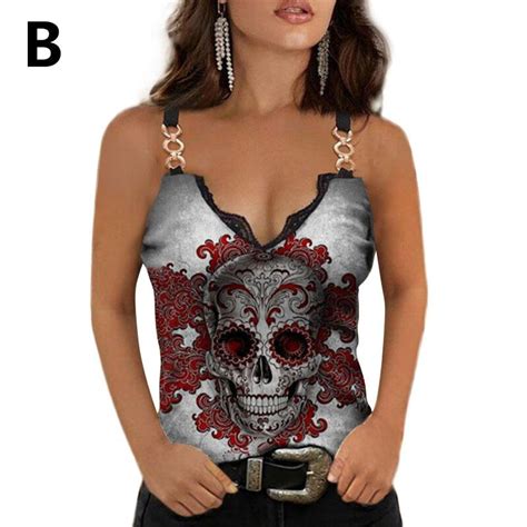 Buy Ladies Sexy Sleeveless Vest Rose Flower Camisole V Neck Tank Tops