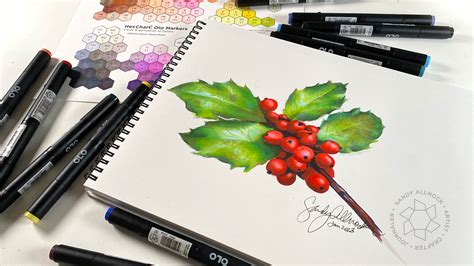 How To Mix Colors With Alcohol Markers Sandy Allnock