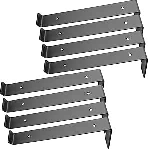 Amazon BATODA Shelf Brackets 12 Inch 8 Pcs With Lip For DIY