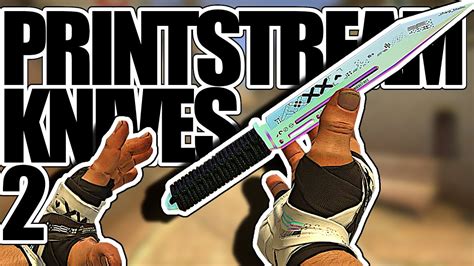 Printstream Knives 2 Concept ★ Cs Go Showcase Youtube