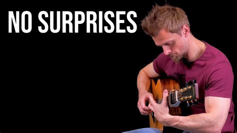 No Surprises Radiohead Fingerstyle Guitar Solo YouTube