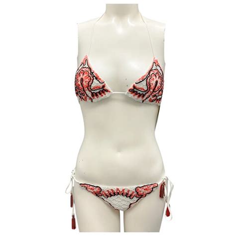 Missoni Swim Missoni Mare White Black Orange Bikini Poshmark