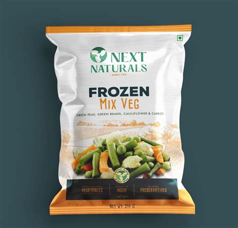 A Grade Multicolor Next Naturals Frozen Mixed Vegetable Pp Packaging