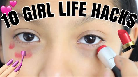 10 Life Hacks Every Girl Should Know Youtube