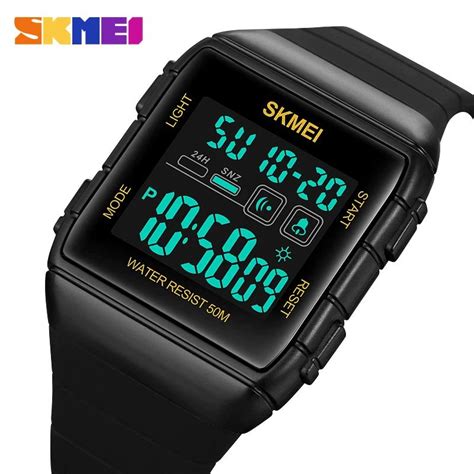 Jual SKMEI 1960 Jam Tangan Pria Wanita Digital Chronograph Sport Watch