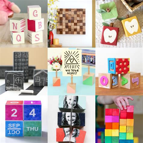 Wood Block Crafts 25 Unique Ideas Mod Podge Rocks