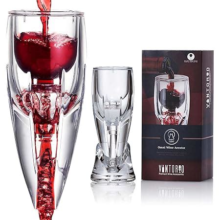 GOODS GADGETS Weinbelüfter Magic Decanter Deluxe mit Ständer Luxus Wein