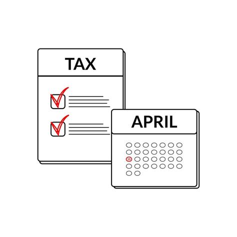 Tax Day Illustration 15 April 43236691 Vector Art At Vecteezy