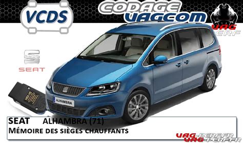 Codages VAGCOM SEAT ALHAMBRA 71 Vag Perf