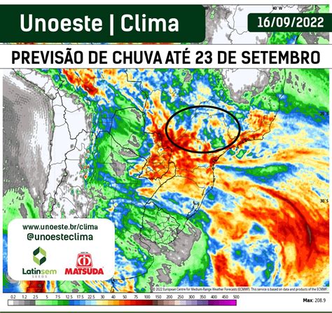 Previs O Para A Quinzena De Setembro No Oeste Paulista Unoeste Clima