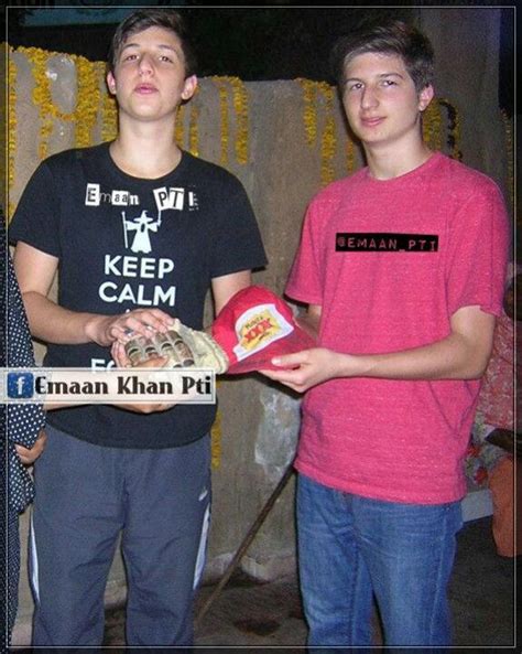 Imran Khan Sons Sulaiman And Qasim