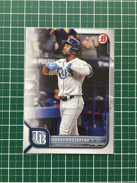 TOPPS MLB 2022 BOWMAN 79 RANDY AROZARENA TAMPA BAY RAYS ベースカード BASE