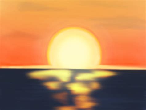 Ocean Sunset by Angela Heavey on Dribbble