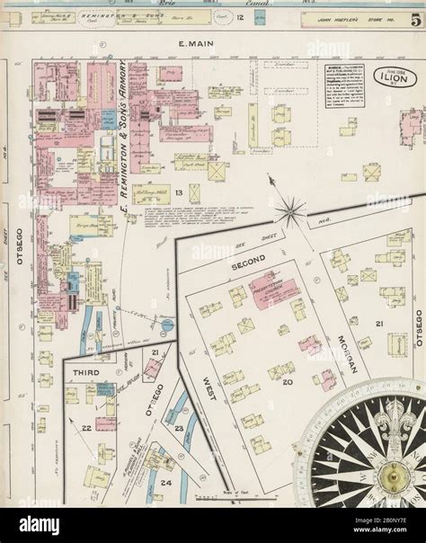 Image 5 Of Sanborn Fire Insurance Map From Ilion Herkimer County New