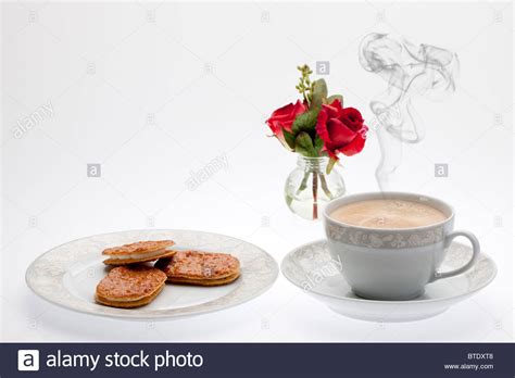 Hot Chocolate And Biscuits Stock Photo Alamy