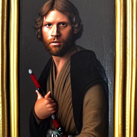 A Portrait Painting Of Luke From Star Wars In A Stable Diffusion