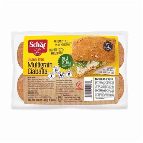 Sch R Gluten Free Multigrain Ciabatta G Luminate Co