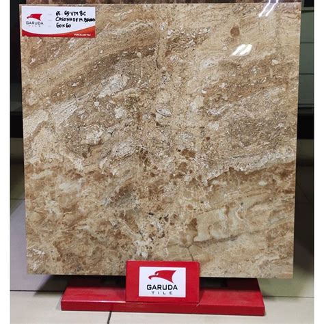 Jual GRANITE LANTAI 60X60 CASONADEM M BROWN GS 69 VM8C GARUDA TILE