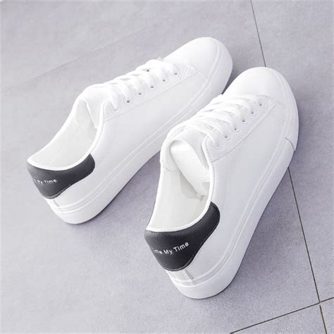 Lourdasprec Women Casual Shoes New Spring White Sneakers