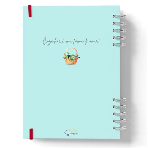 Sunper Studio Caderno De Receitas Verdinho