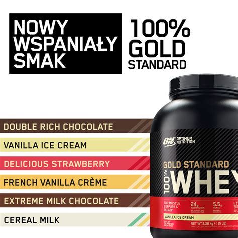 Whey Gold Standard 100 891 908g Optimum Nutrition • 139 Zł • Opinie