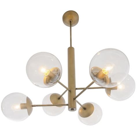 Corrigan Studio Citium 6 Light Sputnik Modern Linear Chandelier