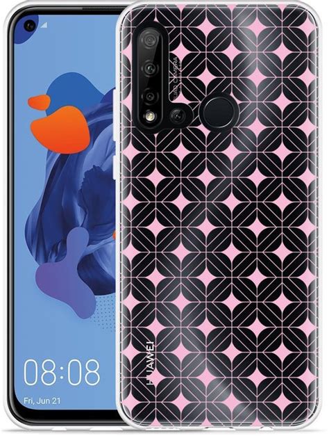 P Lite Hoesje Geometrisch Pink Designed By Cazy Bol