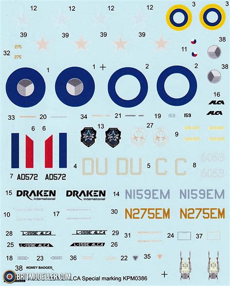 Aero L A E Alca Special Markings Kpm Kits