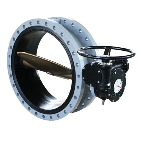 Low Pressure High Quality Worm Actuated Eccentric Flanged Butterfly