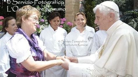 Papa Benedicto XVI disfrutó en León de manjar alemán preparado por