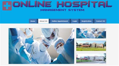 Online Hospital Management System Using Phpmysql Sourcecodester