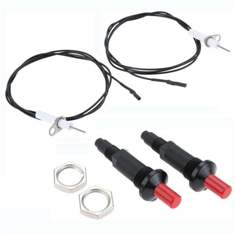 Pack Push Button Piezo Igniter Kit Piezo Spark Ignition With Threaded