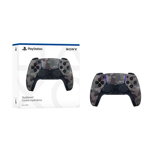 Control Inalámbrico Sony Ps5 Dualsense Gray Camouflage Lapolar