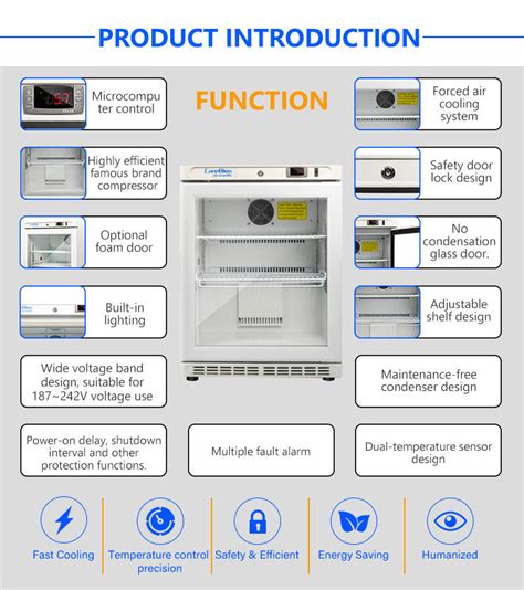Medical refrigerator 2--8 degrees mini freezer medical refrigerator ...