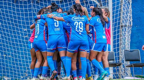 Cruz Azul femenil derrotó 3 0 al Necaxa en la jornada 8 del Apertura