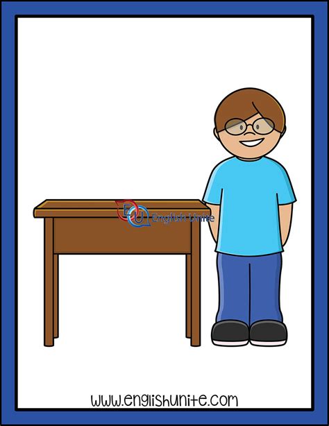 Beside Preposition Clipart