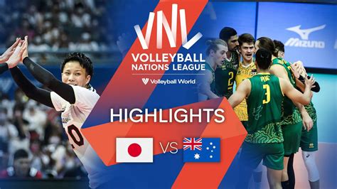 🇯🇵 Jpn Vs 🇦🇺 Aus Highlights Week 3 Mens Vnl 2022 Vcp Volleyball