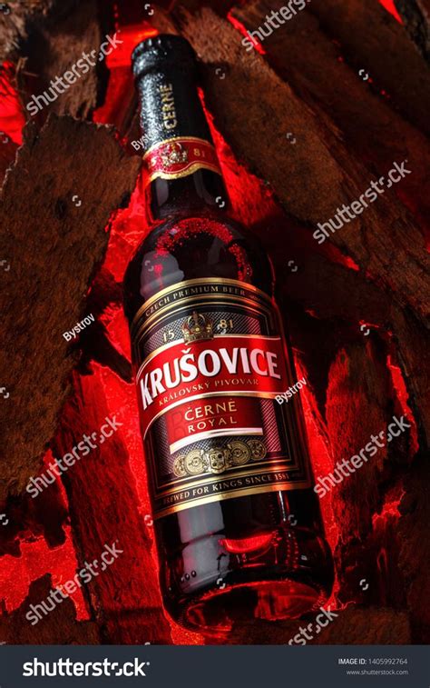 Bottle Of Krusovice Dark Premium Beer Premium Beer Bottle Beer