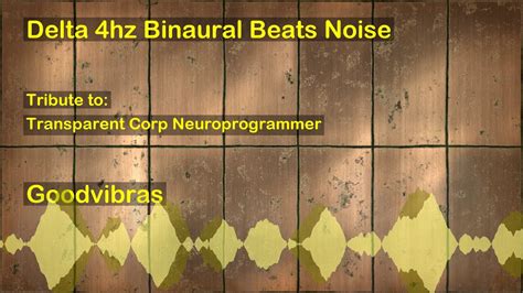 Delta Hz Binaural Beats With Noise Background Transparent Corp