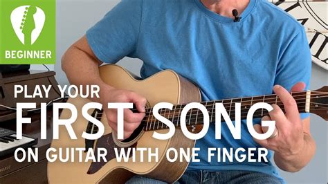 Your First Guitar Lesson And First Guitar Song For Beginners Acoustic