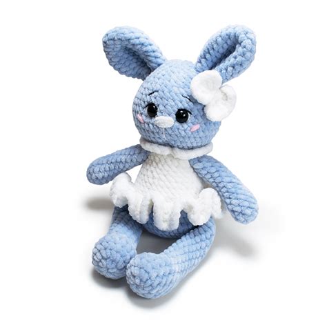 Plush Bunny In Dress Crochet Pattern Printable PDF Amigurumi Today Shop