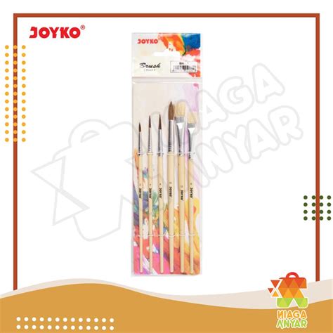 Nas Joyko Kuas Lukis Brush Set Brush Kuas Cat Air Cat Minyak