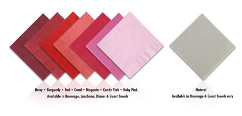 3-Ply Napkin Colors